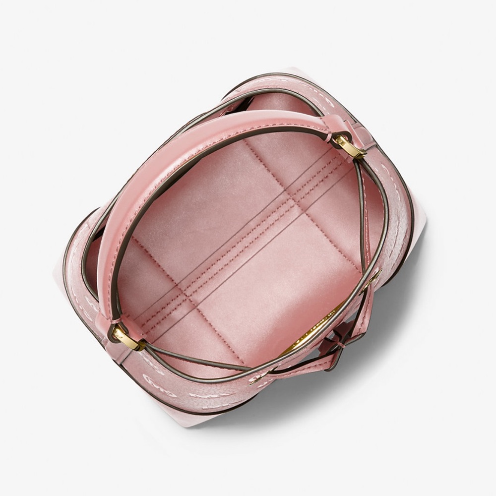 MICHAEL KORS
Mercer Small Logo Embossed Leather Bucket Bag
COLOR PRIMROSE
NWT - Picture 2 of 4